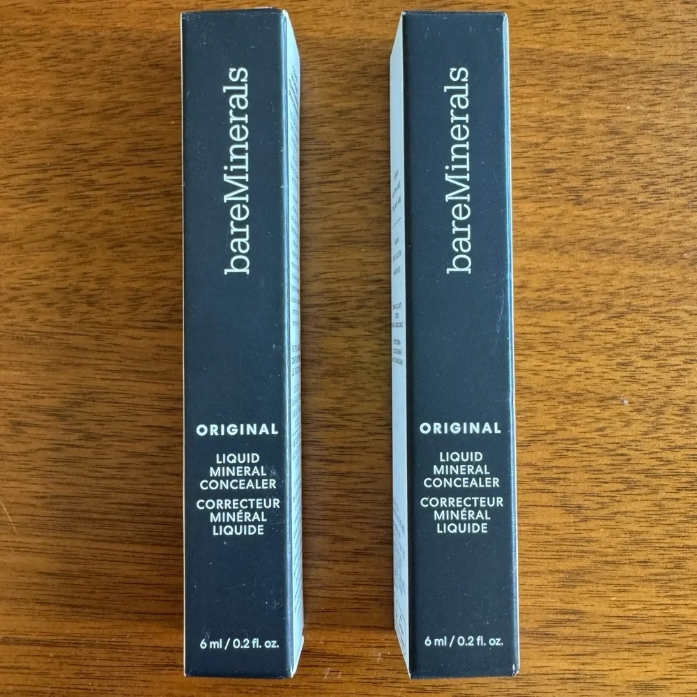 Bareminerals Original Liquid Mineral Concealer Light/Med 2.5N Two packages